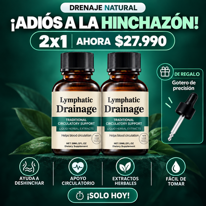 Reduce Retención de Líquidos y Pesadez | 2x1 HOY + Regalo 🎁