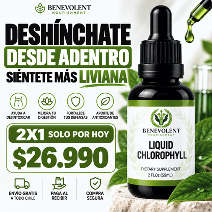 Siéntete bien por dentro y refléjalo por fuera — Clorofila Benevolent 2x1